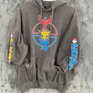 Infinity Apparel Team Pokémon Hooded Sweatshirt Xl
